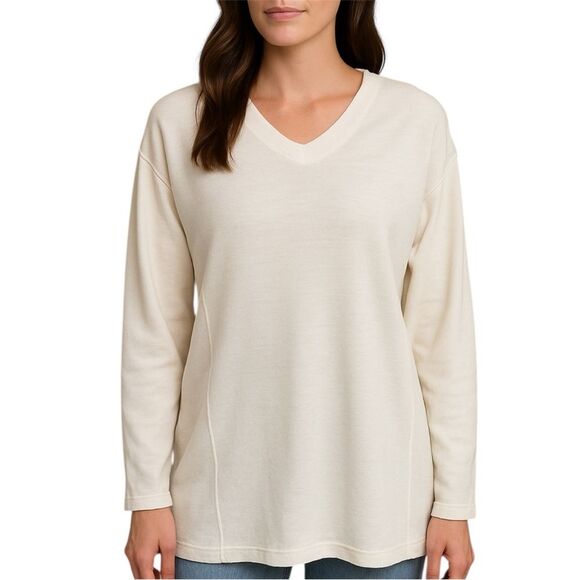 Selection De Givenchy Cream Wool Blend Relaxed Sweatshirt - Picture 1 of 7
